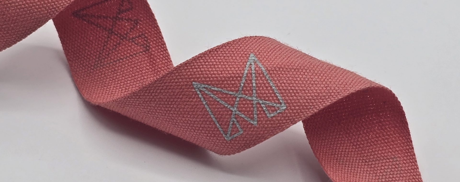 custom logo ribbon, Custom dyed cotton ribbon, Pantone matching cotton ribbon, eco friendly ribbon, custom cotton printed ribbon