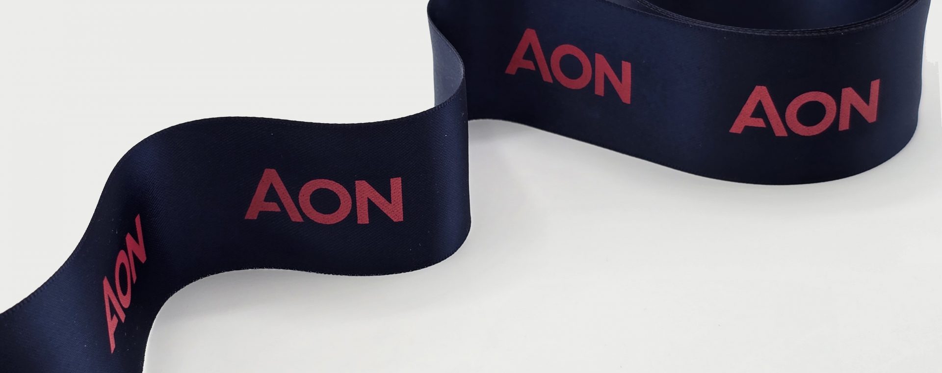 custom logo ribbon, corporate logo ribbon, custom event ribbon, satin logo ribbon, ribbon with logo, custom dyed ribbon, branded ribbon