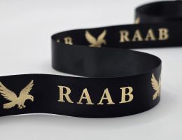 custom ribbon logo, custom logo ribbon, custom business ribbon, custom ribbon, personalized logo ribbon, branded ribbon, satin logo ribbon