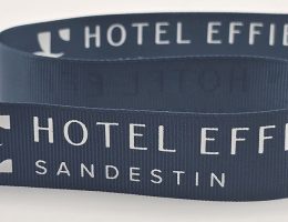 custom logo grosgrain ribbon, custom logo ribbon, custom printed ribbon, Pantone matching grosgrain ribbon, custom branding ribbon