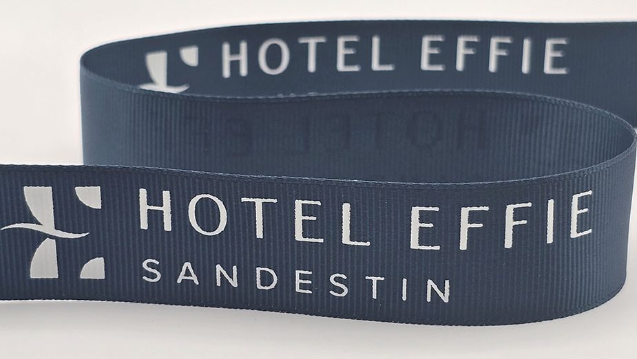 custom logo grosgrain ribbon, custom logo ribbon, custom printed ribbon, Pantone matching grosgrain ribbon, custom branding ribbon