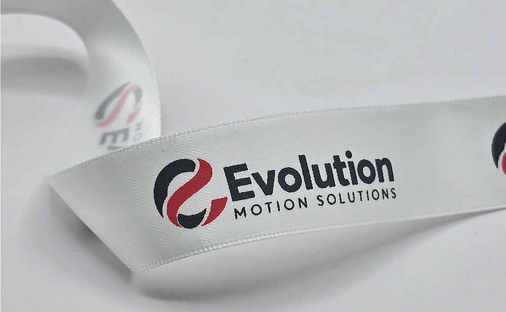 custom logo satin ribbon, custom satin ribbon, custom logo ribbon, multi color printed ribbon, custom branding ribbon